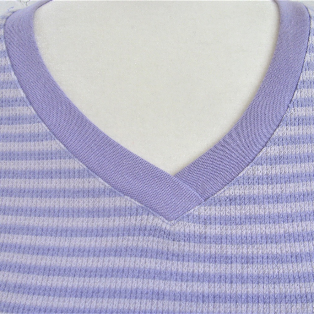 Oscar de La Renta striped Thermal top - Picture 2 of 6